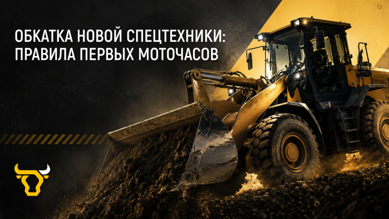 Обкатка новой спецтехники: правила первых моточасов
